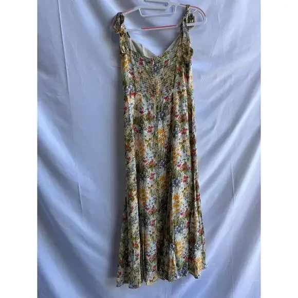 Reformation Yellow Nadira Dress Size 8 - Picture 4 of 5